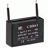 5мкф 250VAC CBB61-A — Изображение 1